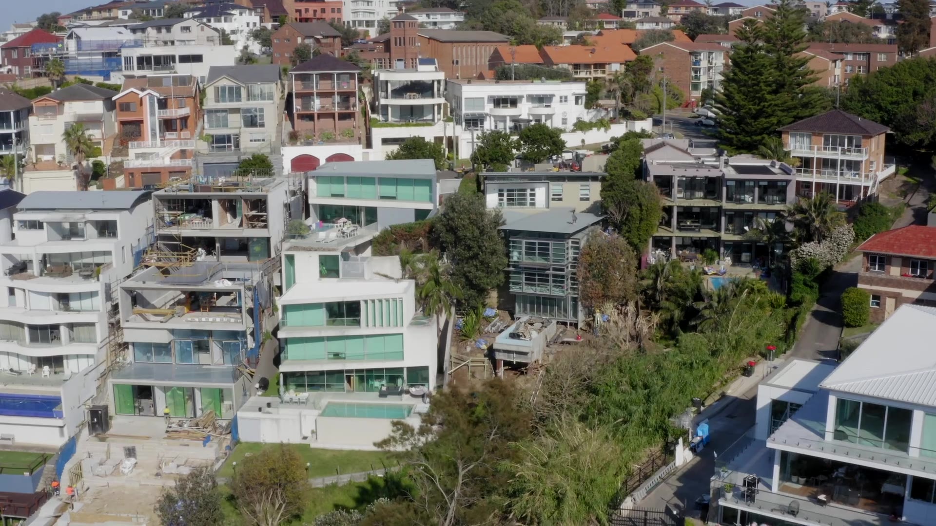 Aerial view of an MBS Demolition site in Sydney